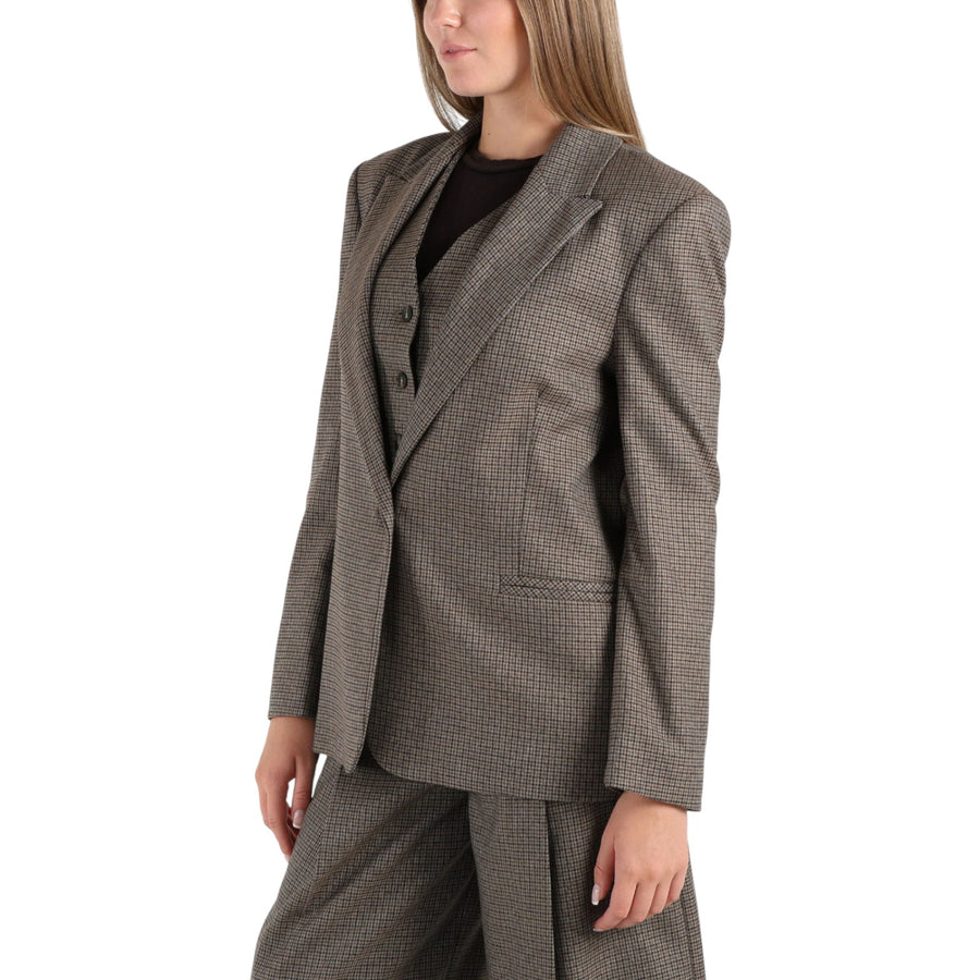 Blazer donna in viscosa stretch