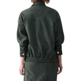 Bomber donna in suede