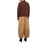 Pantaloni donna ampi con pinces