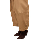 Pantaloni donna ampi con pinces