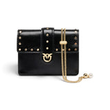 Portacarte donna Love Pocket in pelle con tracolla a catena