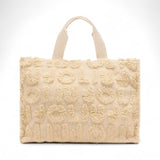 Shopping donna bag grande in misto lana