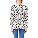 Camicia donna a pois con cintura