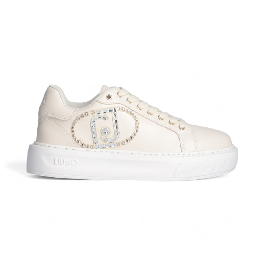 Sneakers donna con logo gioiello