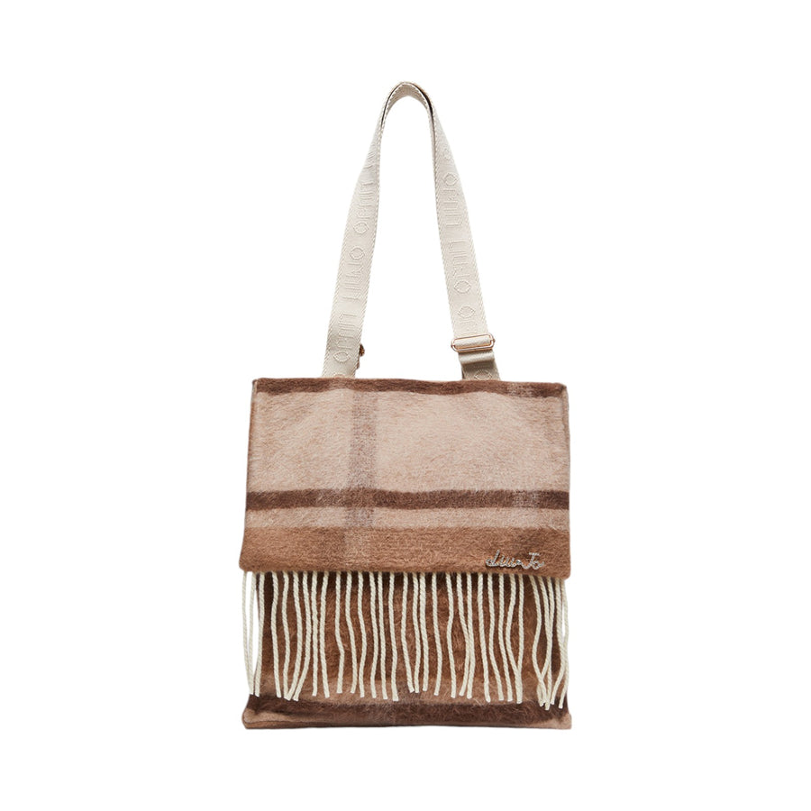 Shopping bag donna in misto lana