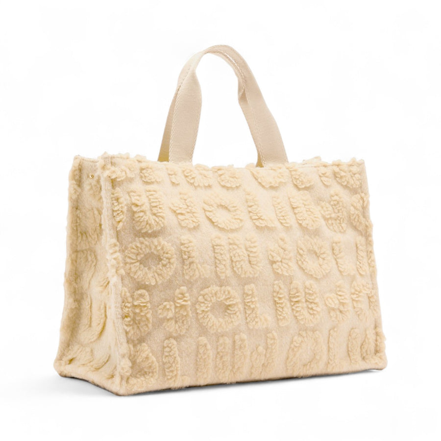 Shopping donna bag grande in misto lana