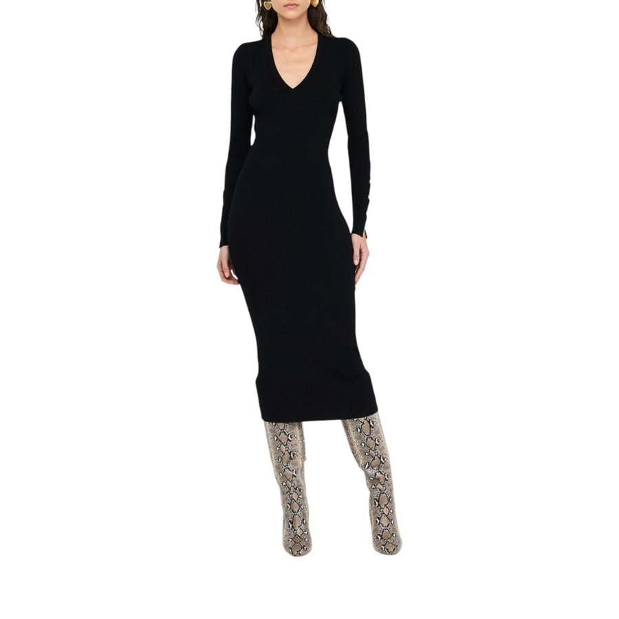 Abito donna in maglia con castoni gioiello