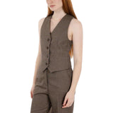 Gilet donna in viscosa stretch