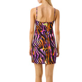 Abito donna  corto leopard basic
