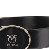 Cintura donna in pelle con logo