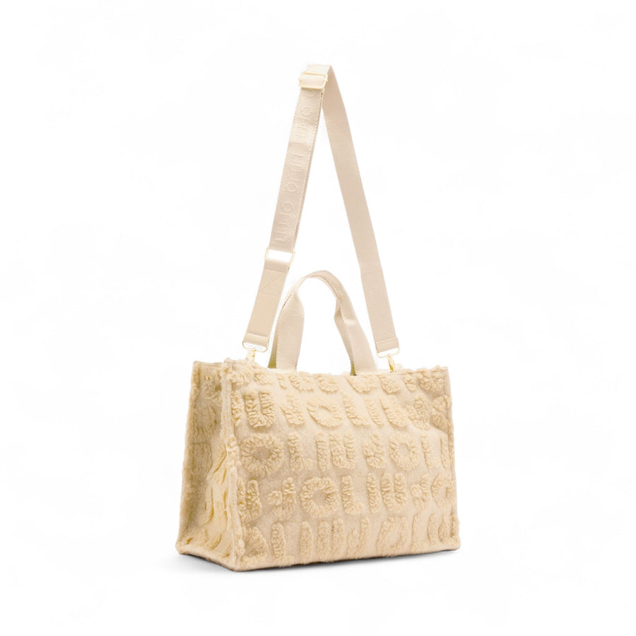 Shopping donna bag grande in misto lana