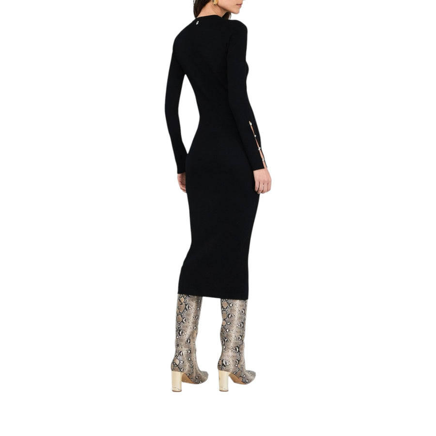 Abito donna in maglia con castoni gioiello