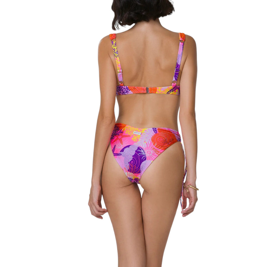 Bikini donna con ferretto e slip americano coprente seashell