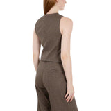 Gilet donna in viscosa stretch