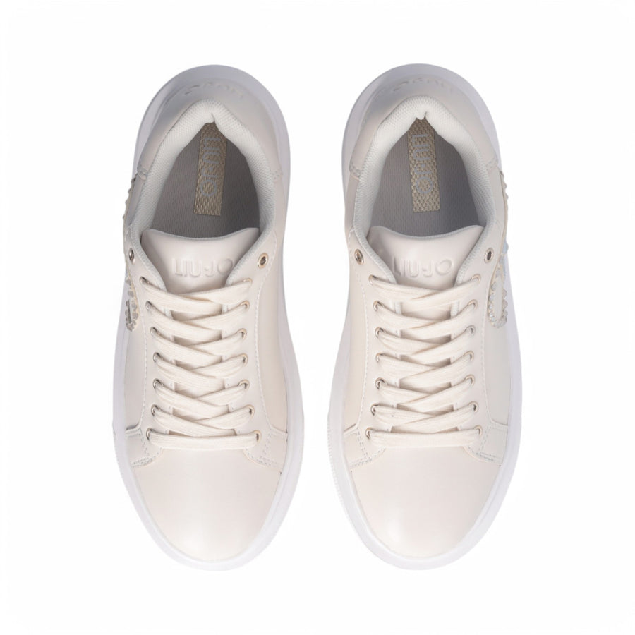 Sneakers donna con logo gioiello