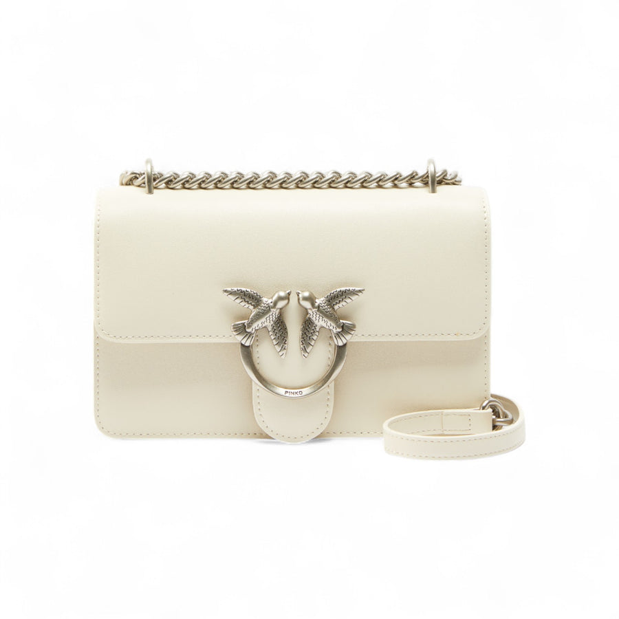 Borsa a tracolla mini Love Bag in pelle liscia