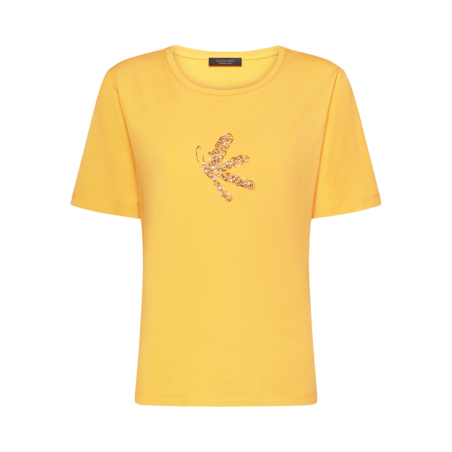 T-shirt donna con ricamo