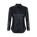 Camicia donna con logo gioiello