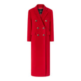 Cappotto Donna lungo doppiopetto in misto lana