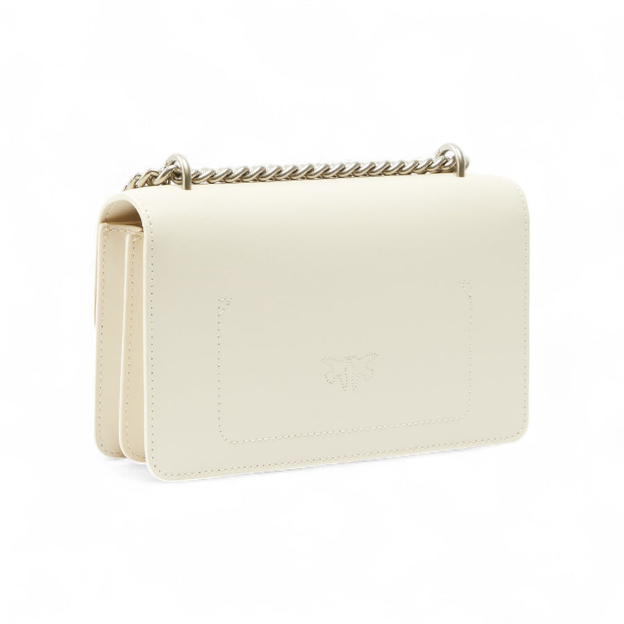 Borsa a tracolla mini Love Bag in pelle liscia