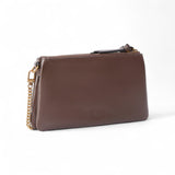 Borsa a spalla piccola in pelle con logo Love Birds