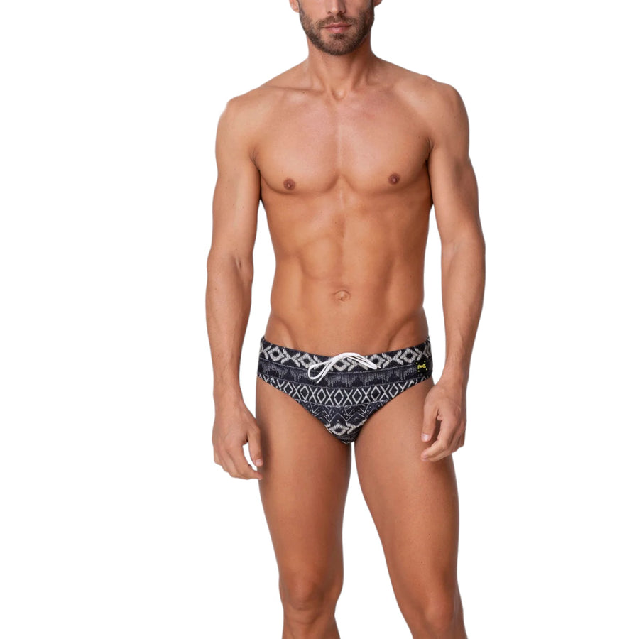 Slip stampato mood ethnic uomo