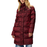 Piumino donna lungo semilucido