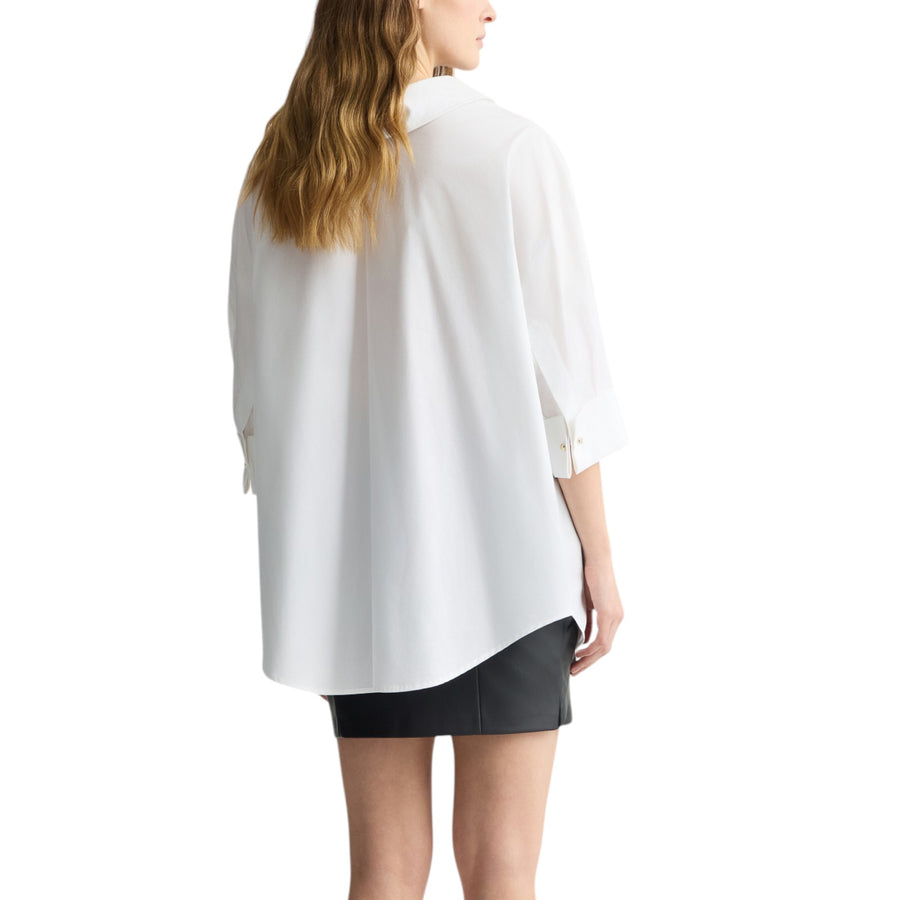 Camicia donna bianca in popeline