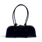 Borsa donna a spalla grande Escape Bag Horizontal in pelle fiore
