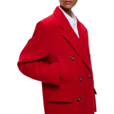 Cappotto Donna lungo doppiopetto in misto lana