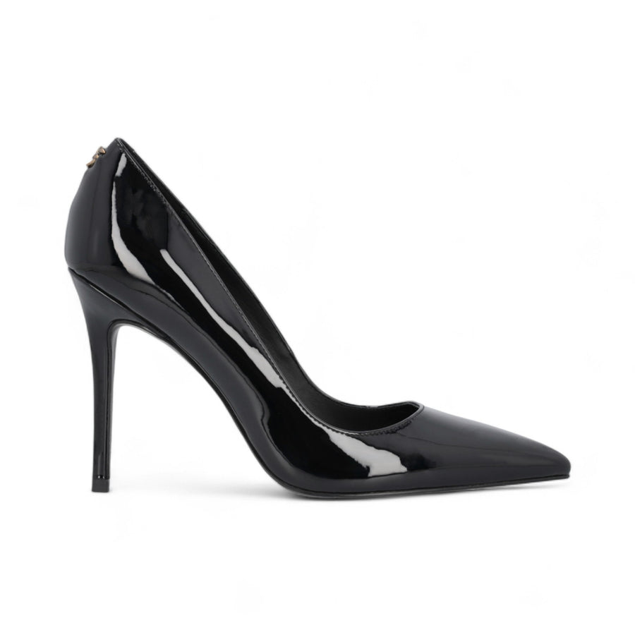 Scarpe donna décolleté lucide con tacco