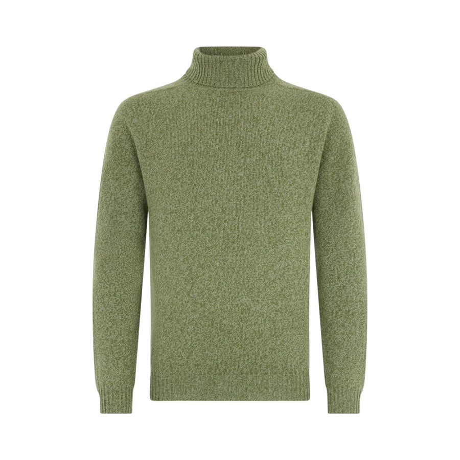 Dolcevita uomo in lana e cashmere mouliné