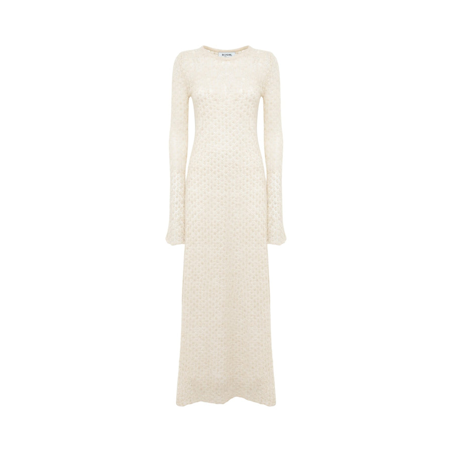 Abito donna in maglia crochet