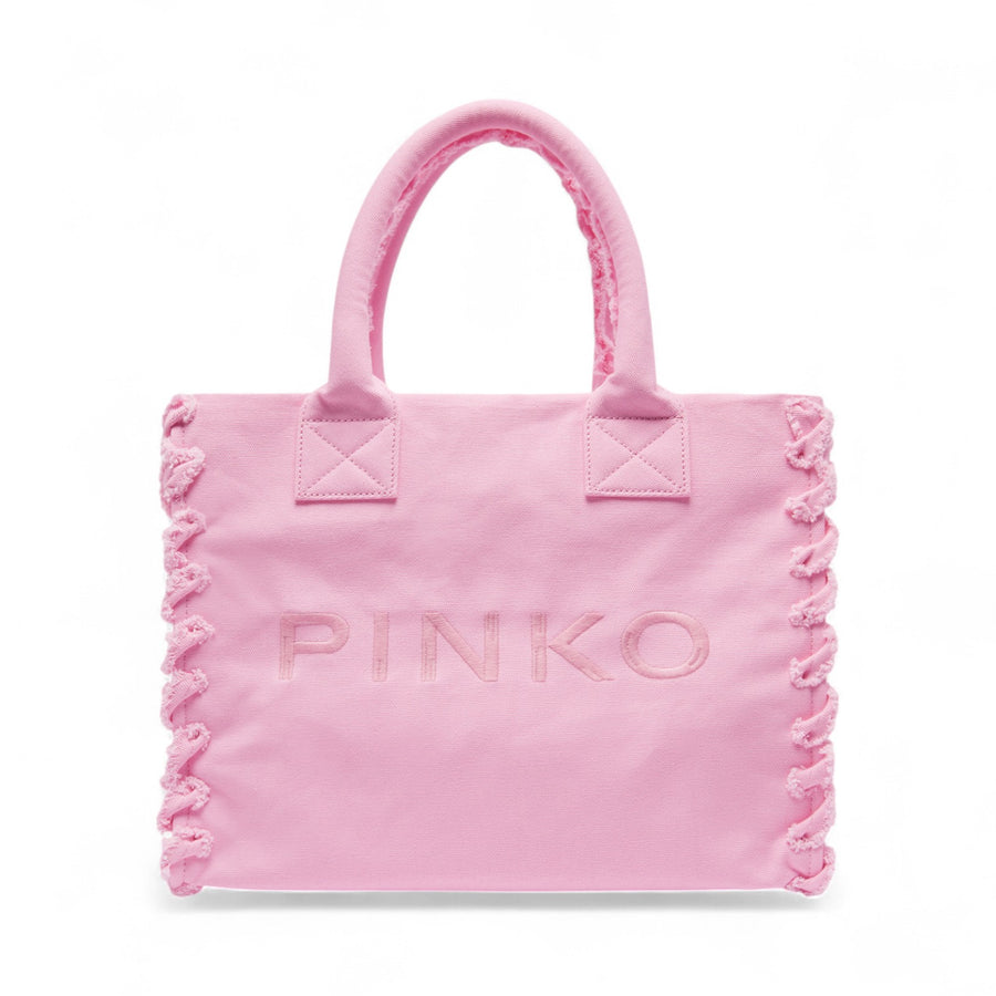 Borsa donna a mano media Beach Shopper in canvas riciclato