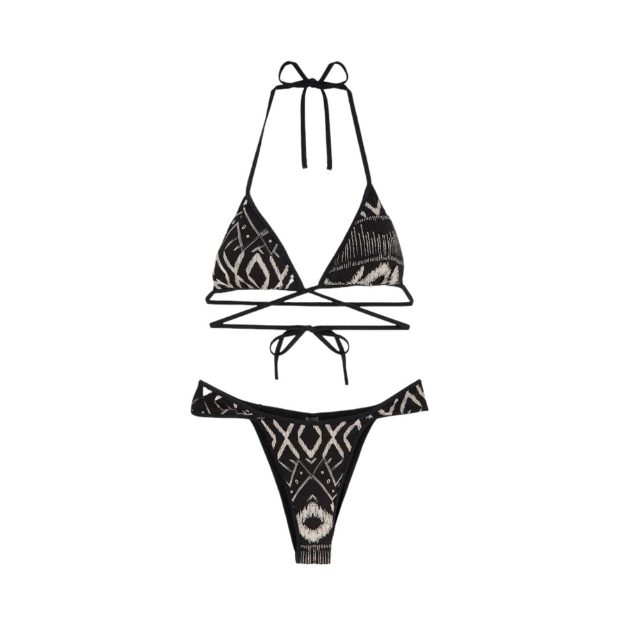 Bikini triangolo e slip americano fisso ethos donna