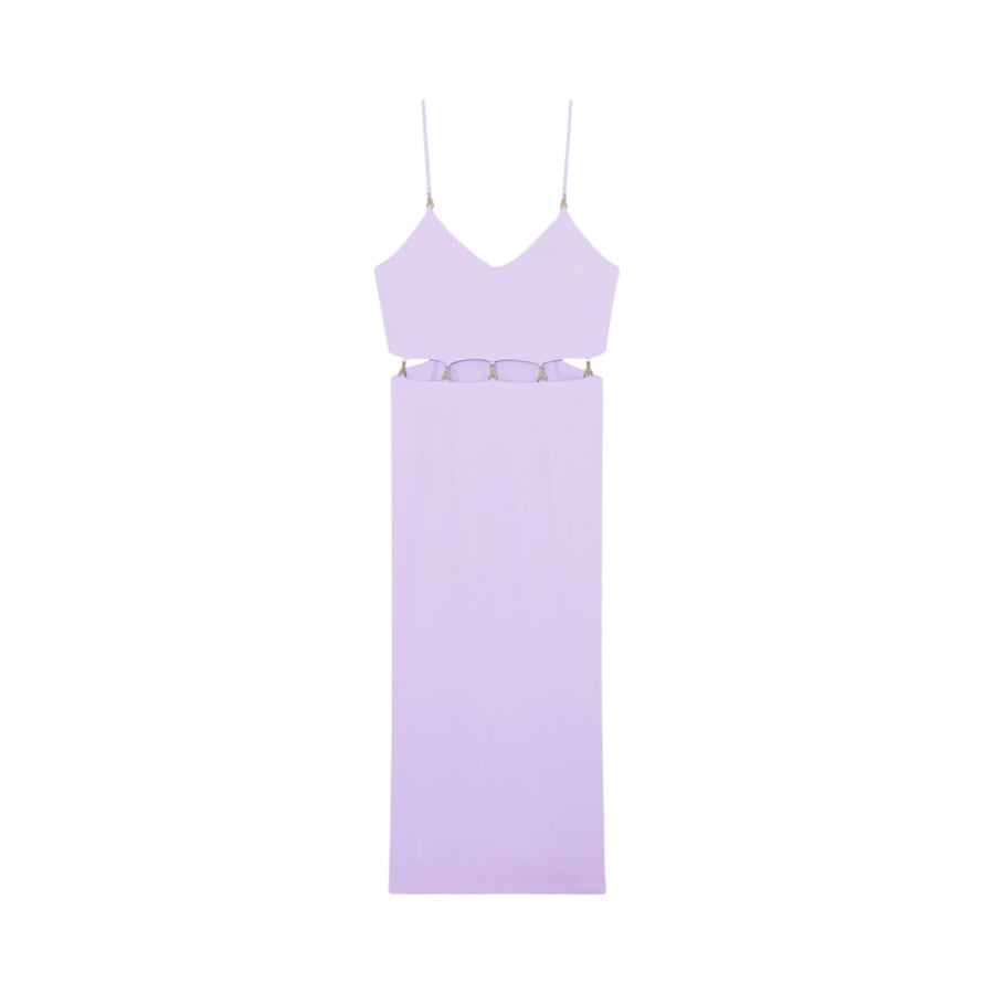 Abito donna midi in crêpe