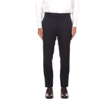 Pantalone uomo slim fit in lana vergine