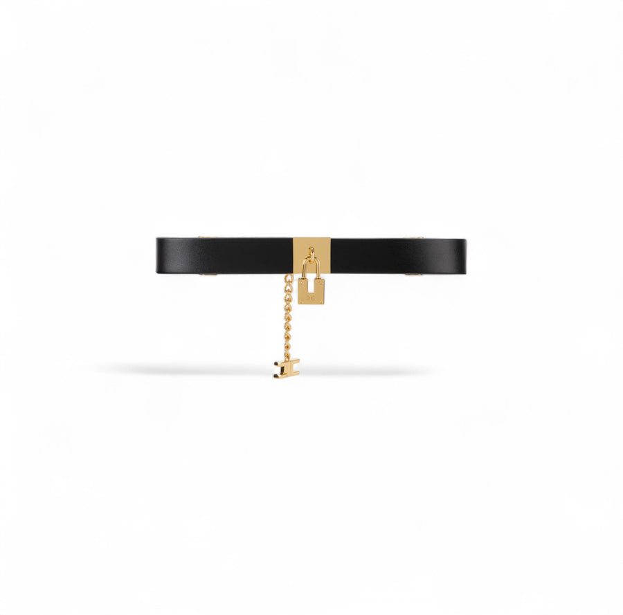 Choker donna con lucchetto