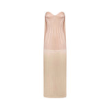 Abito donna  donna  Red Carpet in tulle con frange