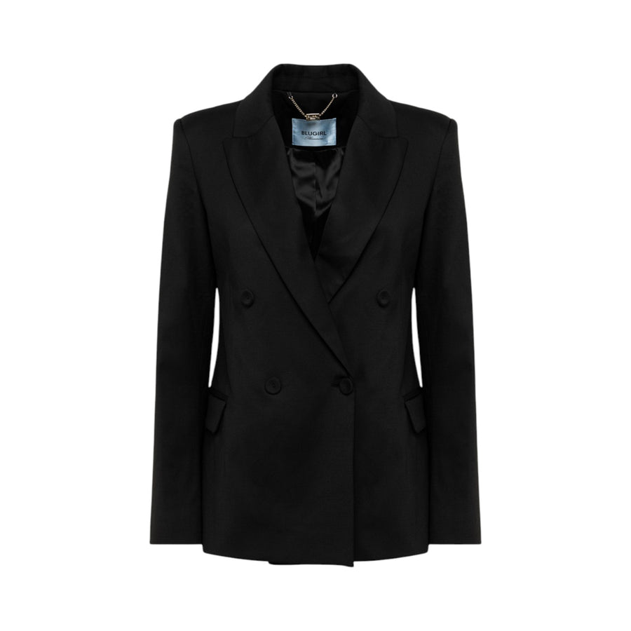 Giacca donna blazer in fresco di lana