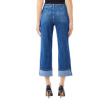 Jeans donna Liu Jo con bottoni e risvolto