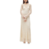 Abito donna in maglia crochet