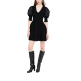 Abito donna in maglia con maniche balloon