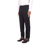 Pantalone uomo slim fit in lana vergine
