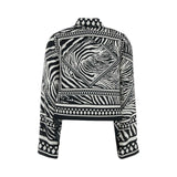 Camicia donna in twill a stampa