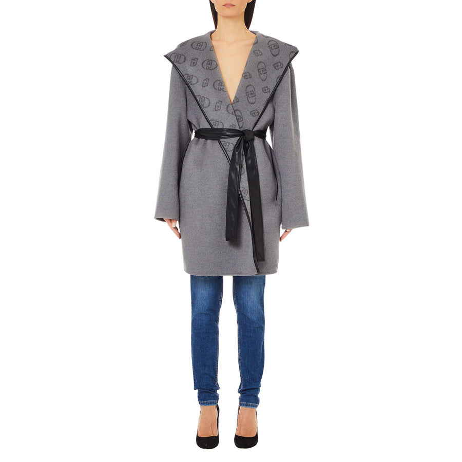 Cappotto donna in lana reversibile