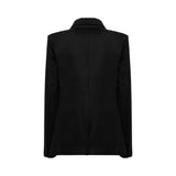 Giacca donna blazer in fresco di lana