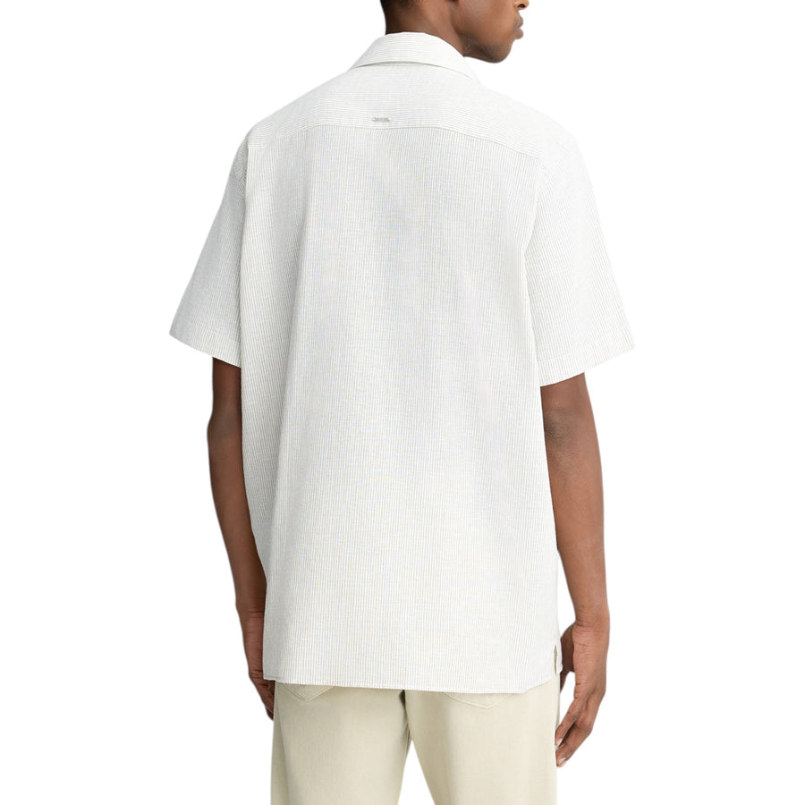Polo uomo in lino e cotone