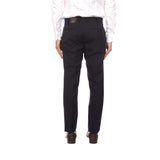 Pantalone uomo slim fit in lana vergine