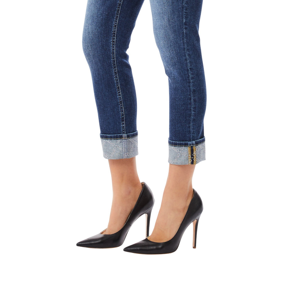 Jeans donna Liu Jo con risvolto